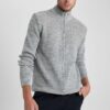 DEFACTO Standard Fit Regular Cut Half Turtleneck Zippered Knitwear Cardigan