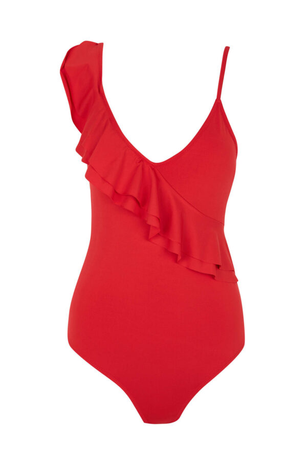 DEFACTO Strappy Frill Detail Swimsuit