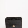 DEFACTO Women's Faux Leather Croco Card Holder