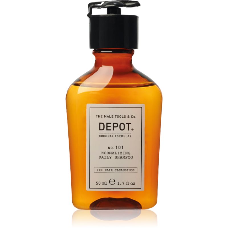 DEPOT 100 HAIR CLEANSING NO. 101 NORMALIZING DAILY SHAMPOO normalizáló sampon mindennapi használatra 50 ml