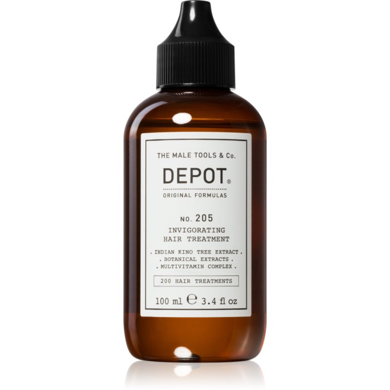 DEPOT 200 HAIR TREATMENTS NO. 205 INVIGORATING HAIR TREATMENT tápláló szérum hajhullás ellen 100 ml