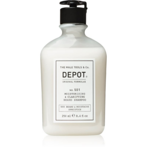 DEPOT 500 BEARD & MOUSTACHE SPECIFICS NO. 501 MOISTURIZING & CLARIFYING BEARD SHAMPOO hidratáló sampon szakállra 250 ml-Ár