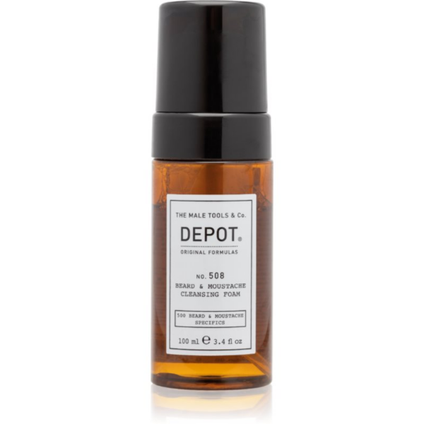 DEPOT 500 BEARD & MOUSTACHE SPECIFICS NO. 508 BEARD & MOUSTACHE CLEANSING FOAM tisztító hab szakállra 100 ml-Ár