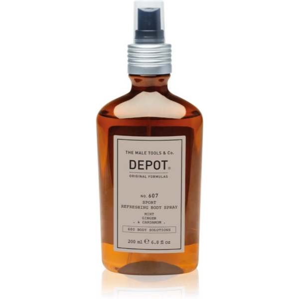 DEPOT 600 BODY SOLUTIONS NO. 607 SPORT REFRESHING BODY SPRAY frissítő test spray uraknak 200 ml-Ár
