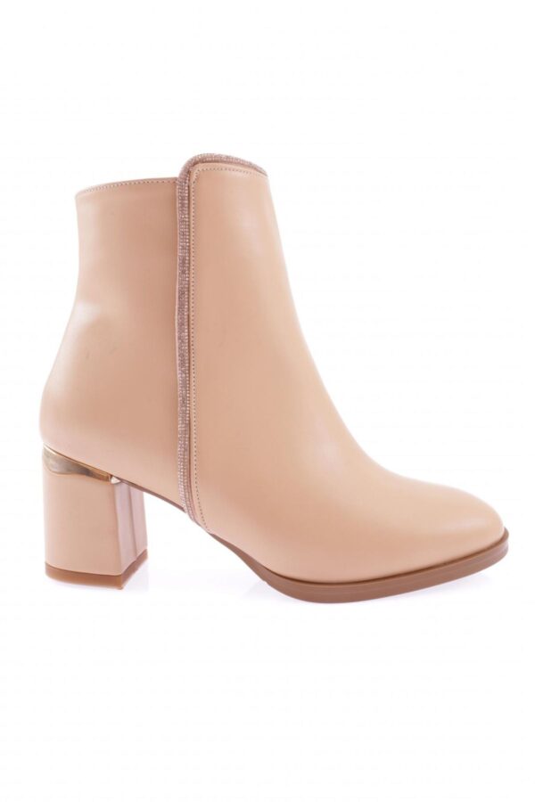 DGN 404 Women's Siler Stones Side Zipper Heeled Boots