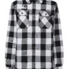 DICKIES Átmeneti dzseki 'SACRAMENTO'  fekete / fehér-hu