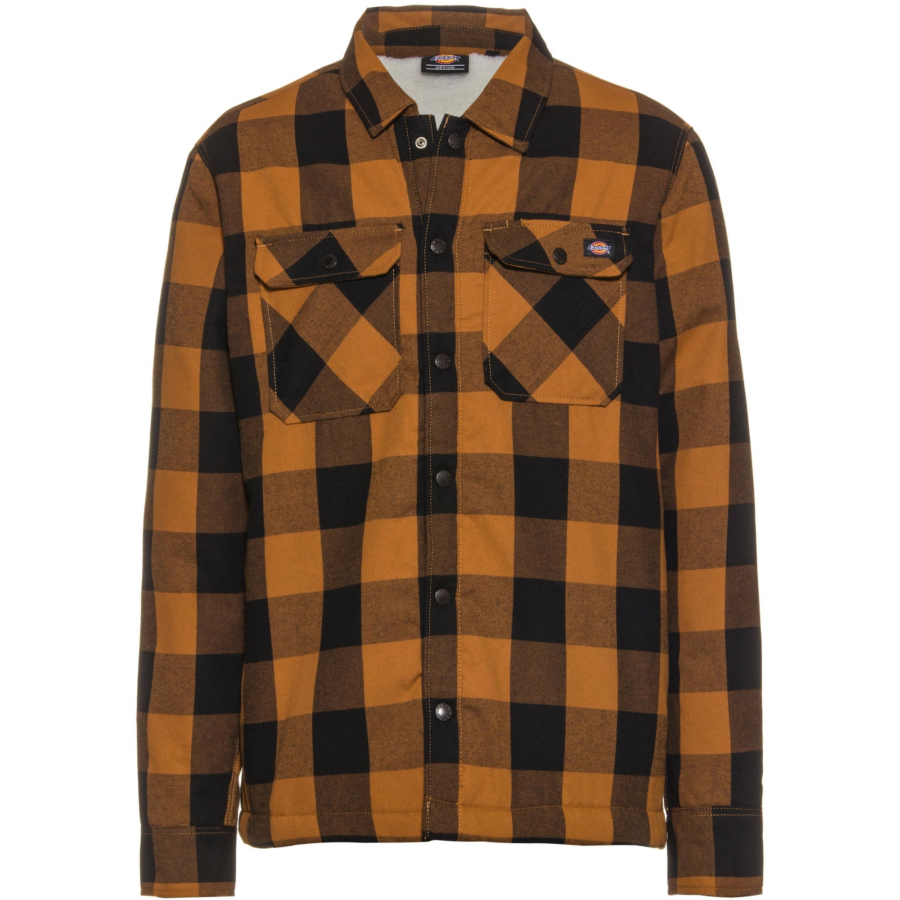 DICKIES Átmeneti dzseki 'Sacramento'  sötét narancssárga / fekete-Hungary