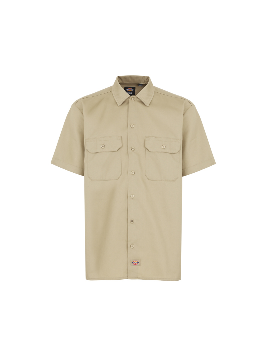DICKIES Ing 'work shirt'  világos bézs / tengerészkék / sárga / piros-Hungary