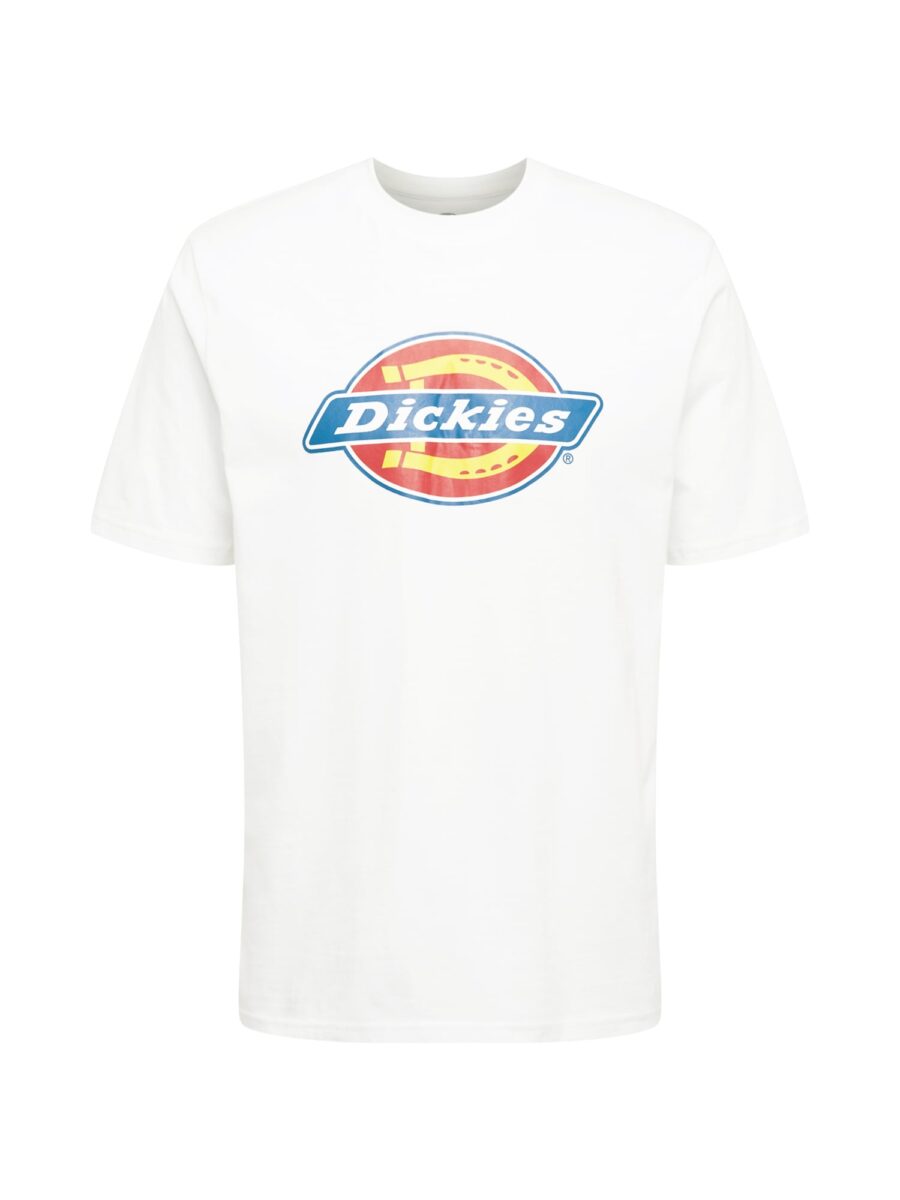 DICKIES Póló 'Icon Logo'  égkék / sárga / pasztellpiros / fehér-hu