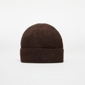 DIME Cursive Wool Fold Beanie Dark Brown Universal-alacsony-ár
