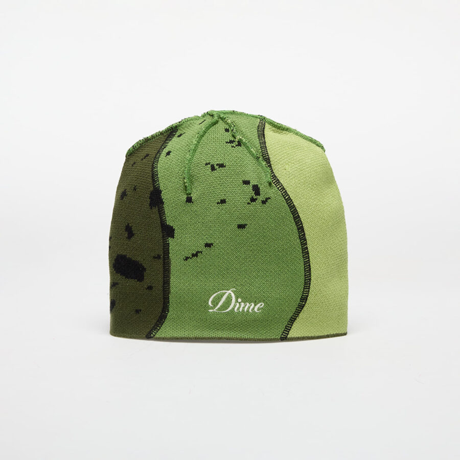 DIME Reverse Stitch Skully Beanie Green Universal-alacsony-ár
