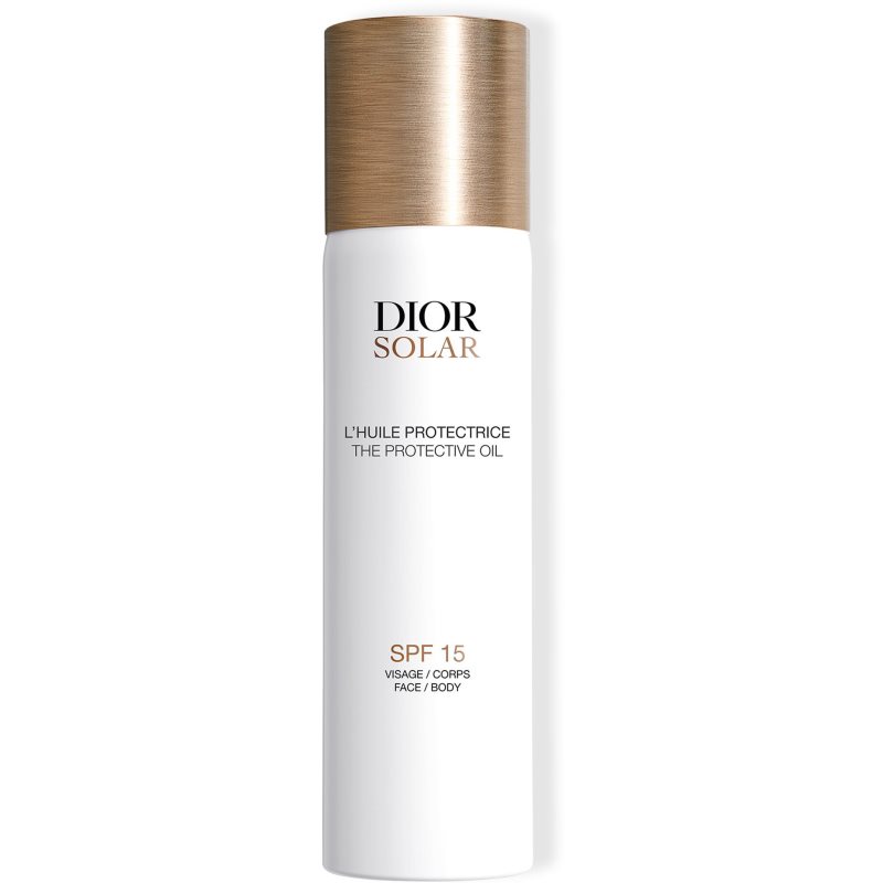 DIOR Dior Solar The Protective Face and Body Oil napozó olaj spray -ben SPF 15 125 ml-Ár