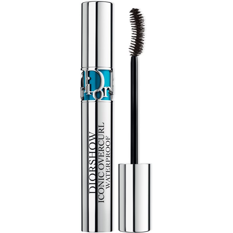 DIOR Diorshow Iconic Overcurl Waterproof dúsító és göndörítő szempillaspirál vízálló árnyalat 091 Black 6 g-Ár