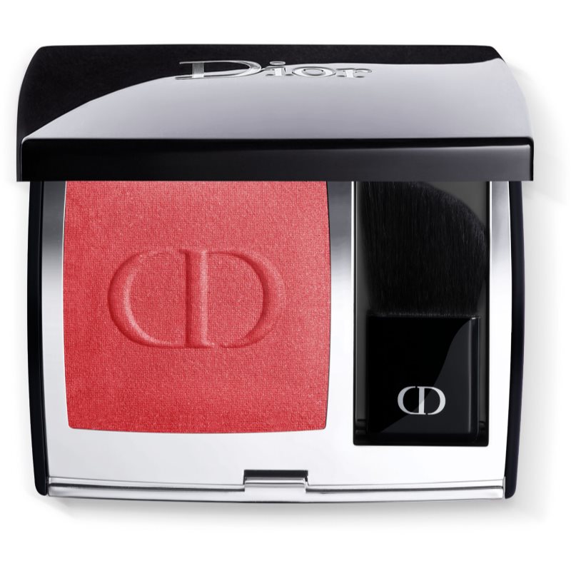 DIOR Rouge Blush arcpirosító kompakt ecsettel és tükörrel árnyalat 999 (Satin) 6 g-Ár