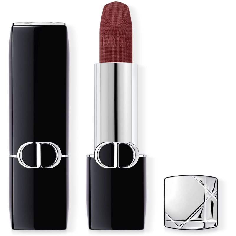 DIOR Rouge Dior hosszan tartó rúzs utántölthető árnyalat 883 Daring Velvet 3