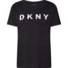 DKNY Póló 'FOUNDATION'  fekete / fehér-hu