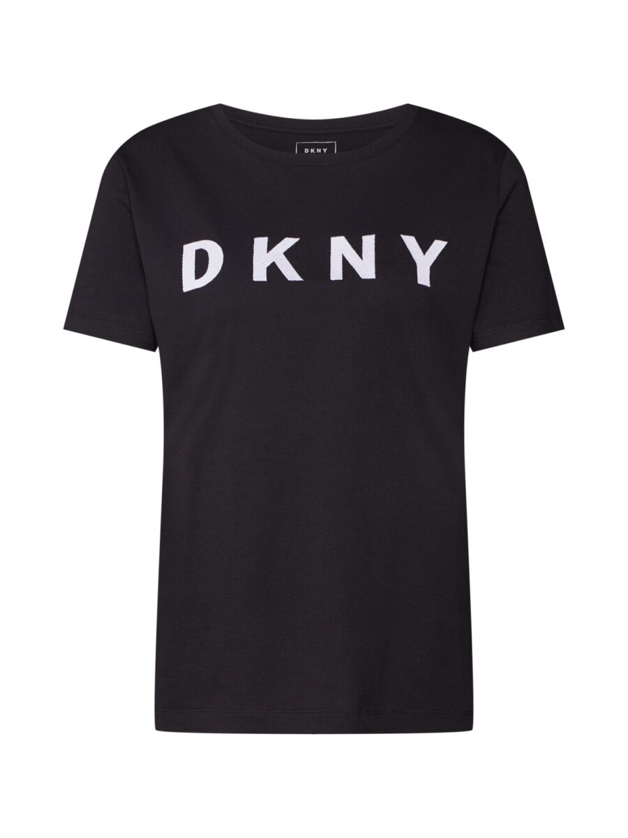 DKNY Póló 'FOUNDATION'  fekete / fehér-hu