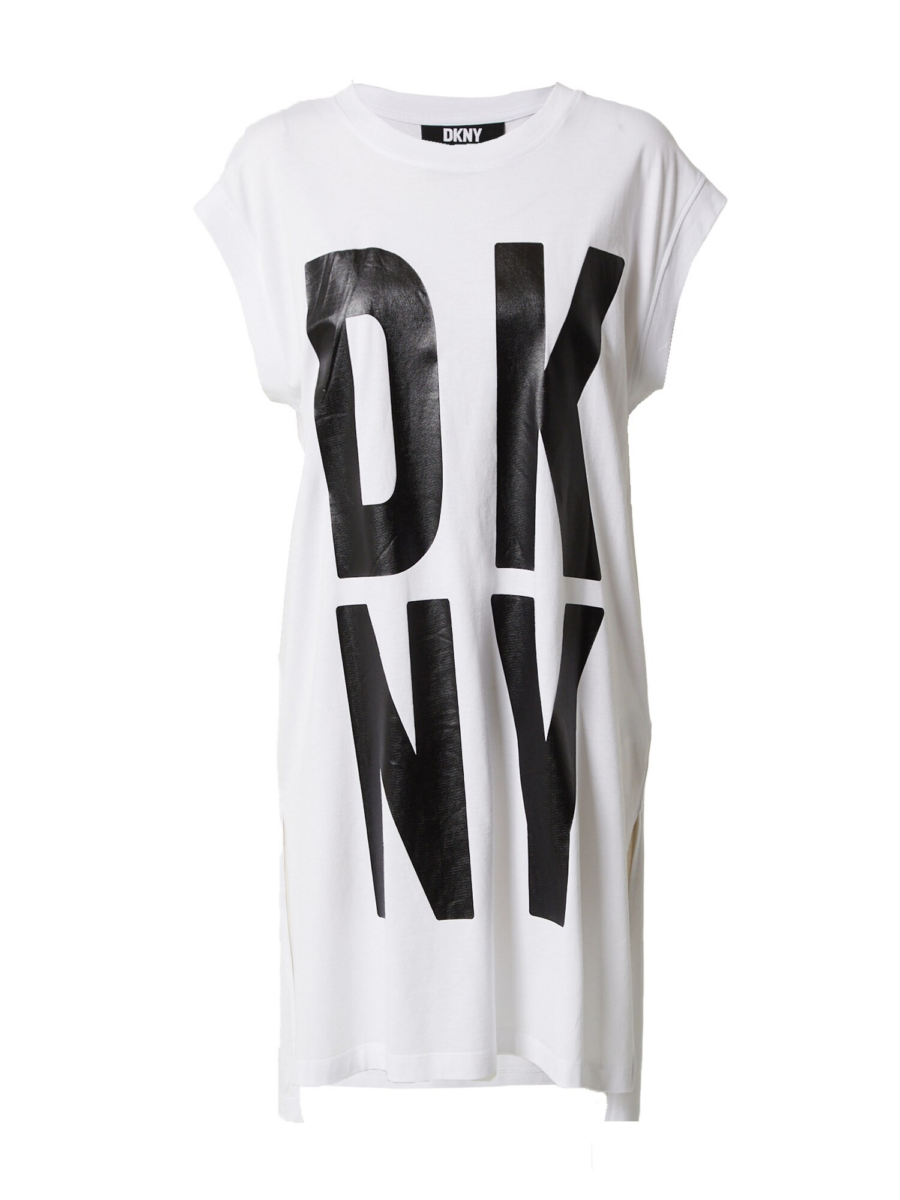 DKNY Tunika  fekete / fehér-Hungary