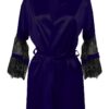 DKaren női szobakabát Beatrice Navy Blue
