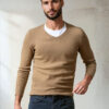 DStreet Sweter męski brązowy