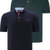 DUAL SET T8582 DEWBERRY FÉRFI PÓLÓ-TENGERÉSZKÉK KÉK