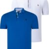 DUAL SET T8582 DEWBERRY MENS T-SHIRT-WHITE-SAKS