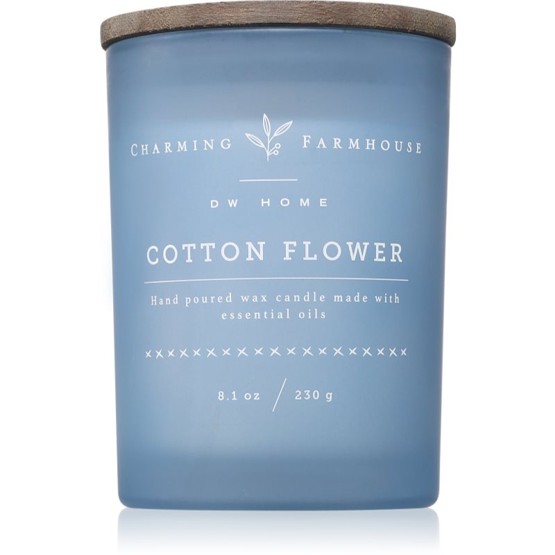 DW Home Charming Farmhouse Cotton Flower illatgyertya 230 g