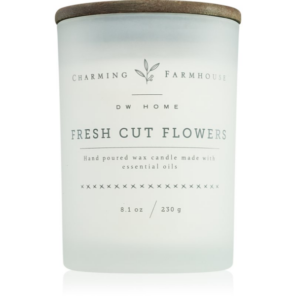 DW Home Charming Farmhouse Fresh Cut Flowers illatgyertya 230 g
