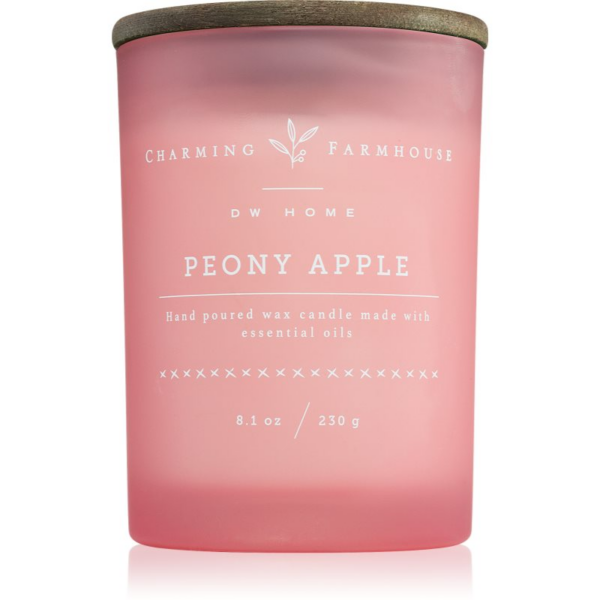 DW Home Charming Farmhouse Peony Apple illatgyertya 230 g