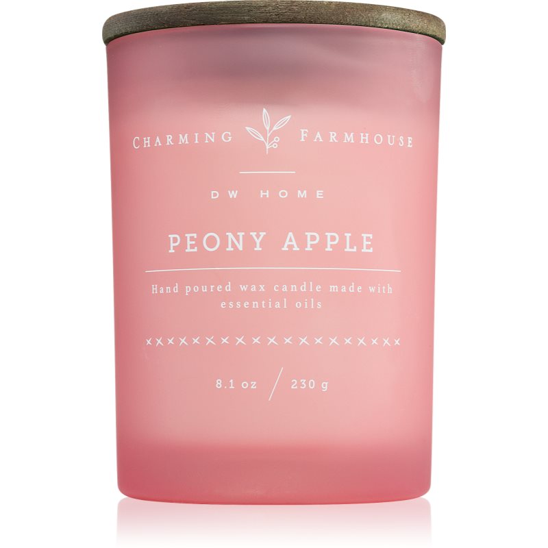 DW Home Charming Farmhouse Peony Apple illatgyertya 230 g