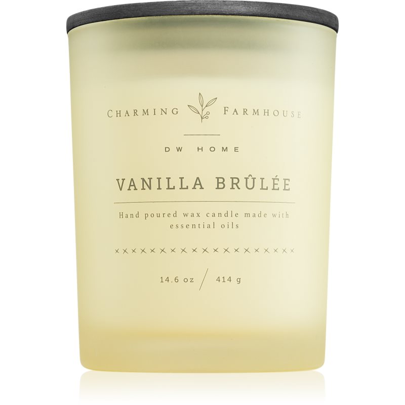 DW Home Charming Farmhouse Vanilla Brûlée illatgyertya 414 g-ár