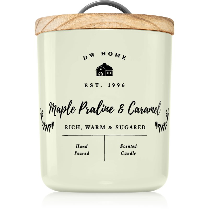DW Home Farmhouse Maple Praline & Caramel illatgyertya 255 g