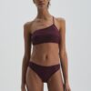 Dagi Claret Red normál derékú bikini alsó