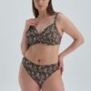 Dagi Damson Covered Compression High Waist Bikini Bottom