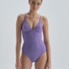 Dagi Lilac Covered Triangle Swimsuit