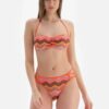 Dagi csempe pánt nélküli bikini felső