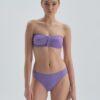 Dagi lila normál derék bikini alsó