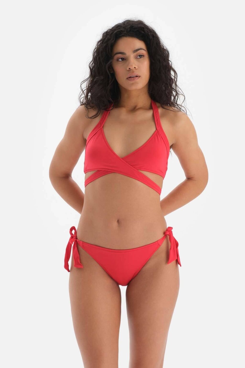 Dagi piros brazil bikini alsó