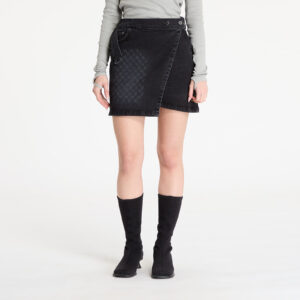 Daily Paper Mongram Wrap Denim Skirt Black XS-alacsony-ár