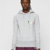 Damen Ladies Kicks Love EMB Hoody Gray