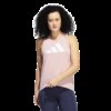 Dámské tílko adidas  3-Bar Logo Tank Wonder Mauve