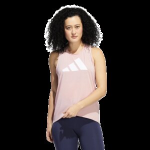Dámské tílko adidas  3-Bar Logo Tank Wonder Mauve