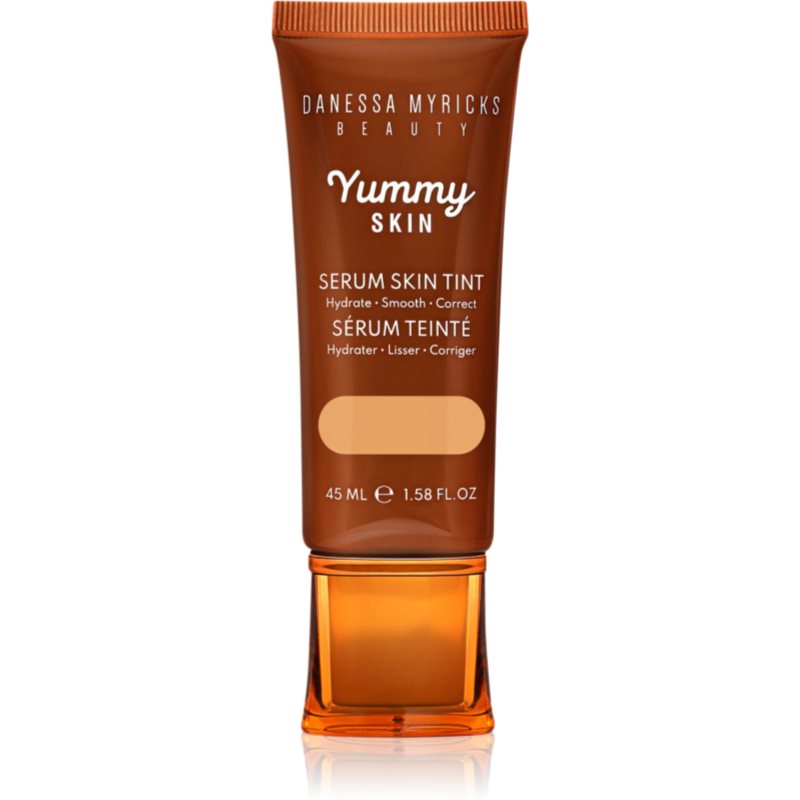 Danessa Myricks Beauty Yummy Skin Serum Skin Tint bőrsimító hatású hidratáló alapozó árnyalat 4 - Light Skin With Neutral Undertones 45 ml-Ár