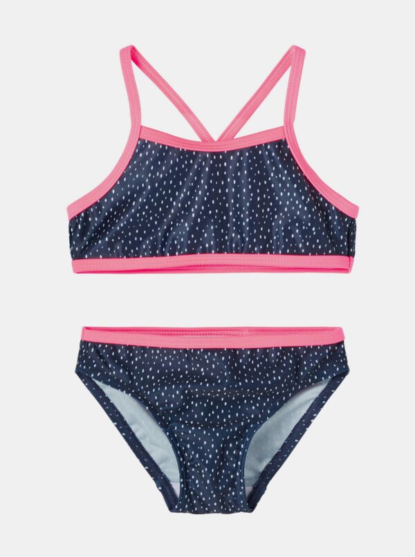 Dark Blue Girls Patterned Two Piece Swimwear name it Felisia - Unisex