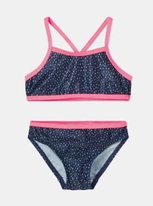Dark Blue Girls Patterned Two Piece Swimwear name it Felisia - Unisex