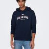 Dark Blue Men's Hoodie ONLY & SONS Lenny - Men
