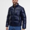 Dark Blue Men's Patterned Quilted Jacket Armani Exchange Giacca - Men's