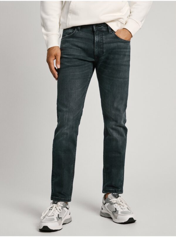 Dark Blue Men's Straight Fit Jeans Pepe Jeans - Men's