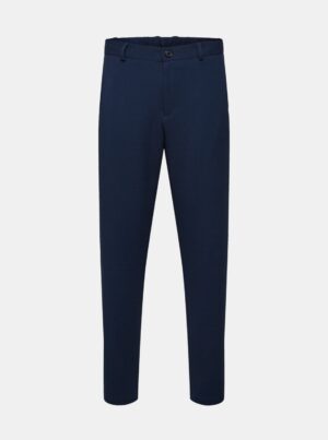 Dark Blue Pants Selected Homme-Tapered - Men Dark Blue Pants Selected Homme-Tapered - Men