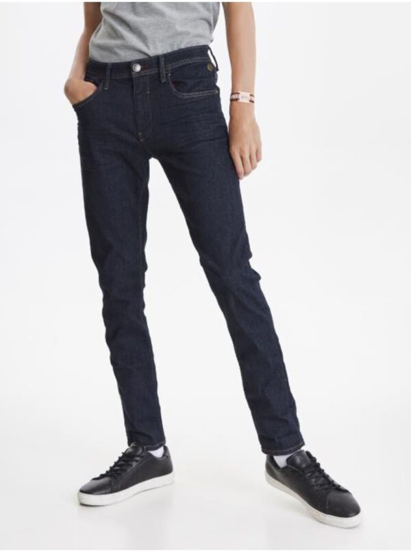 Dark Blue Slim Fit Jeans Blend - Men